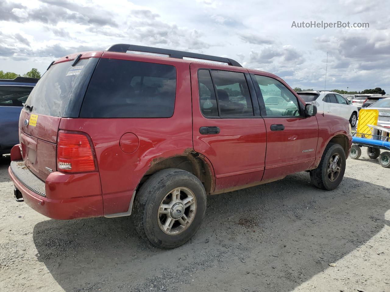 2005 Ford Explorer Xlt Maroon vin: 1FMDU73K25UA25005