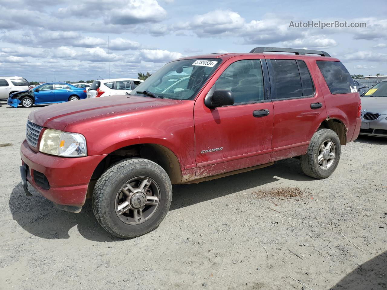 2005 Ford Explorer Xlt Maroon vin: 1FMDU73K25UA25005