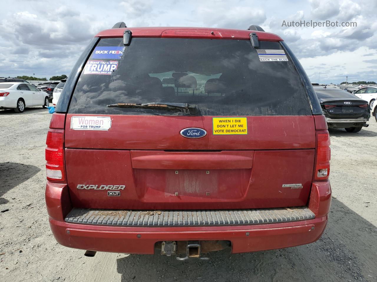 2005 Ford Explorer Xlt Maroon vin: 1FMDU73K25UA25005