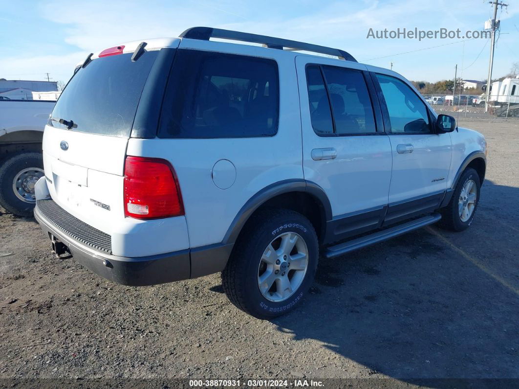 2005 Ford Explorer Xlt/xlt Sport White vin: 1FMDU73K55UA32286