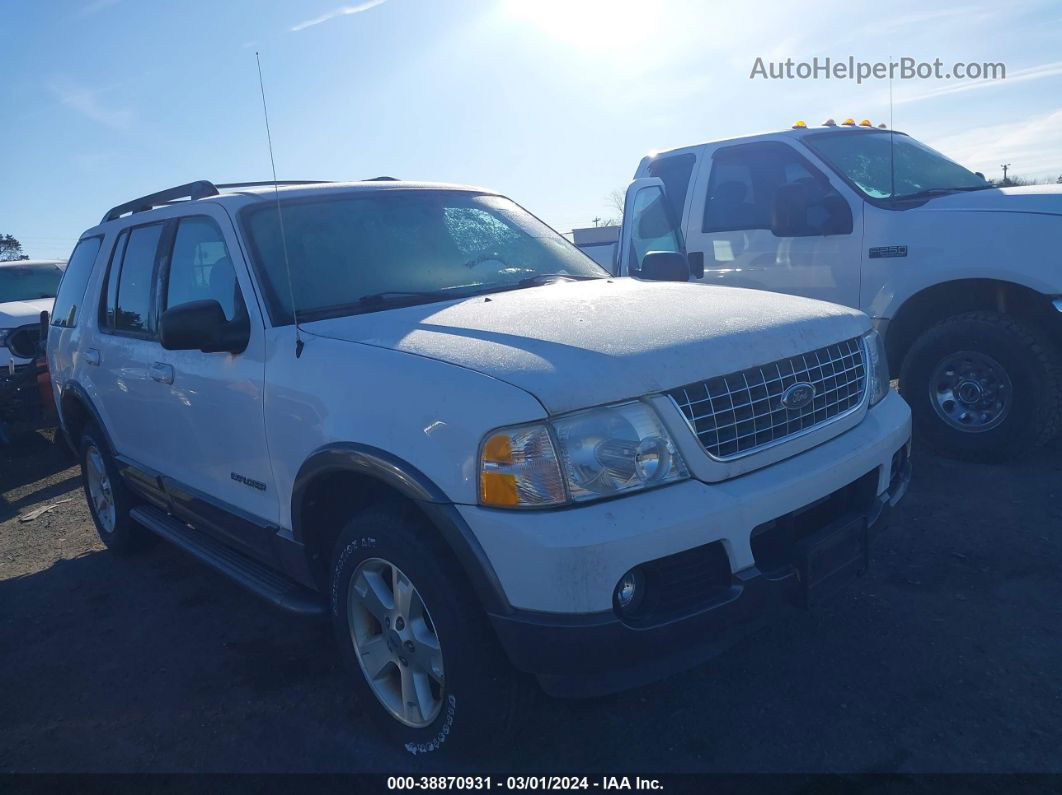 2005 Ford Explorer Xlt/xlt Sport White vin: 1FMDU73K55UA32286