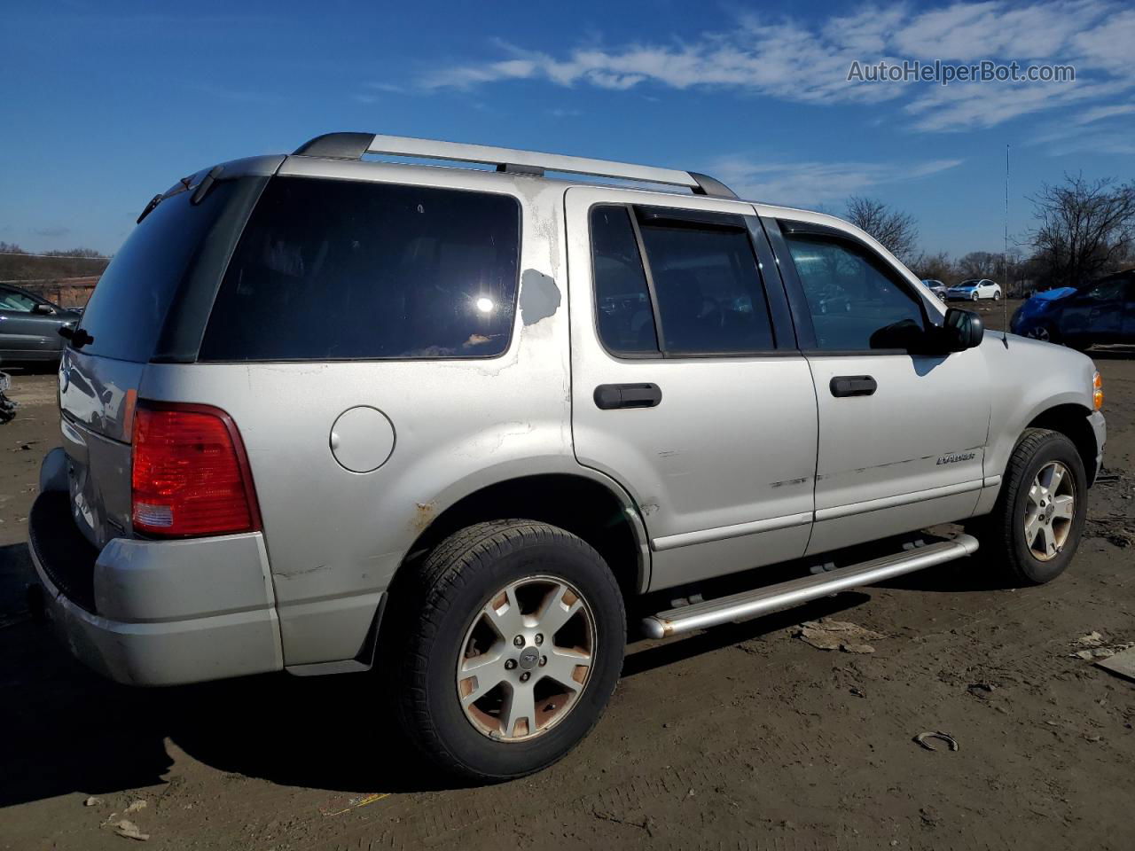 2005 Ford Explorer Xlt Silver vin: 1FMDU73W65UB87934