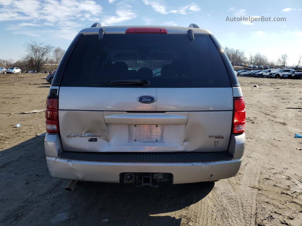 2005 Ford Explorer Xlt Silver vin: 1FMDU73W65UB87934