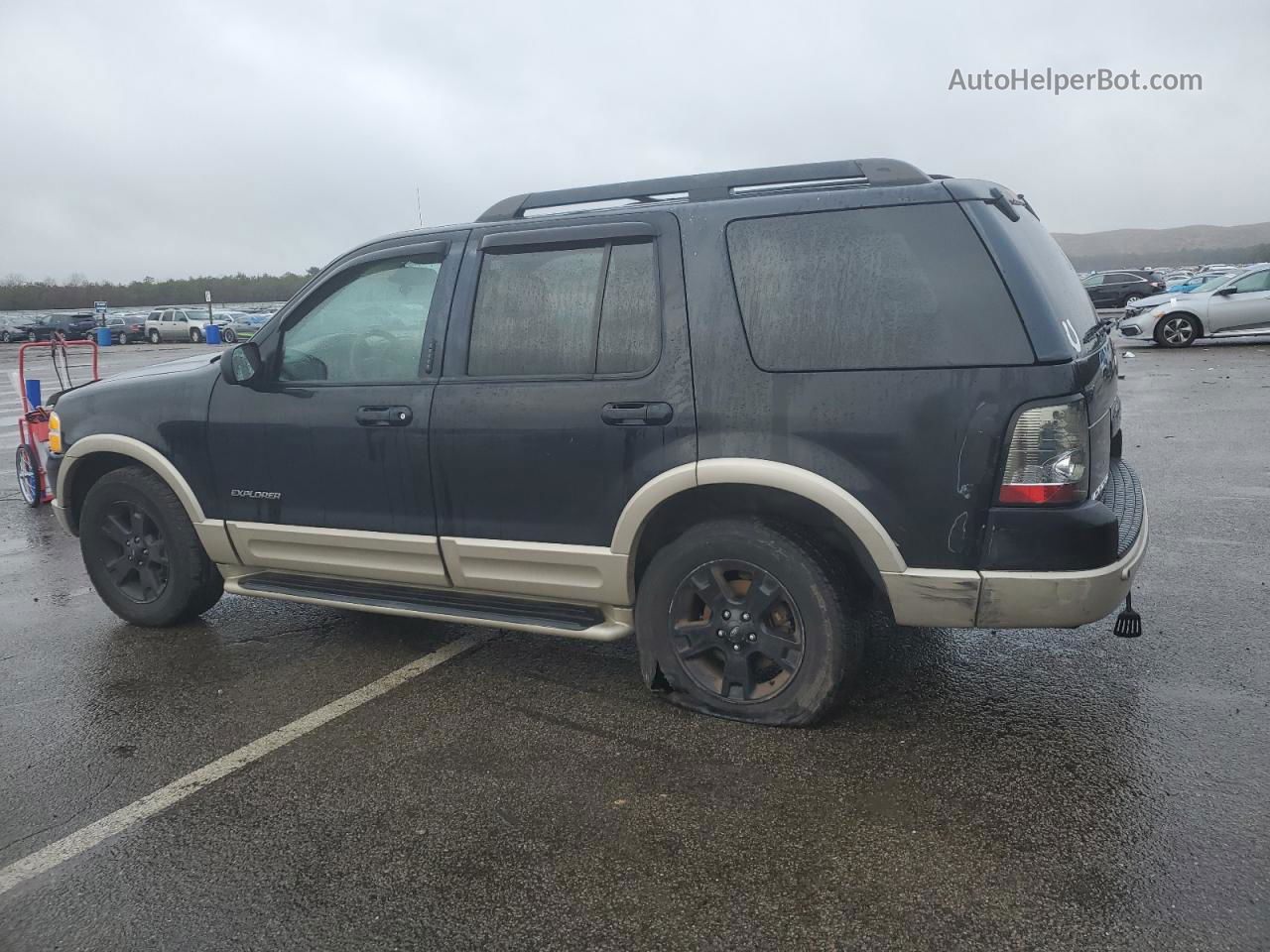 2005 Ford Explorer Eddie Bauer Black vin: 1FMDU74EX5UB31128