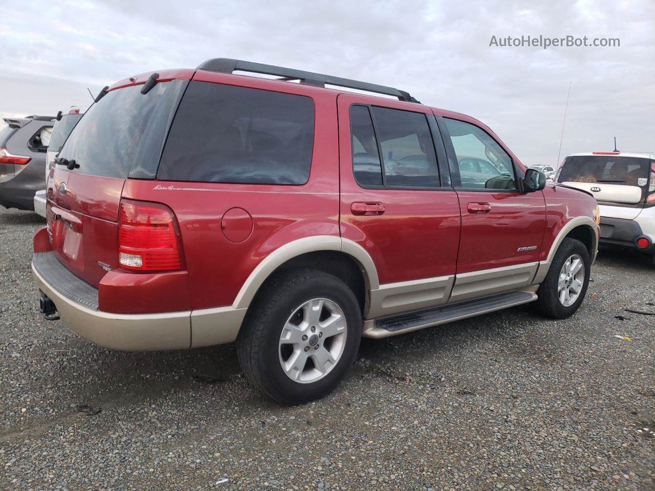 2005 Ford Explorer Eddie Bauer Red vin: 1FMDU74K05UA68370