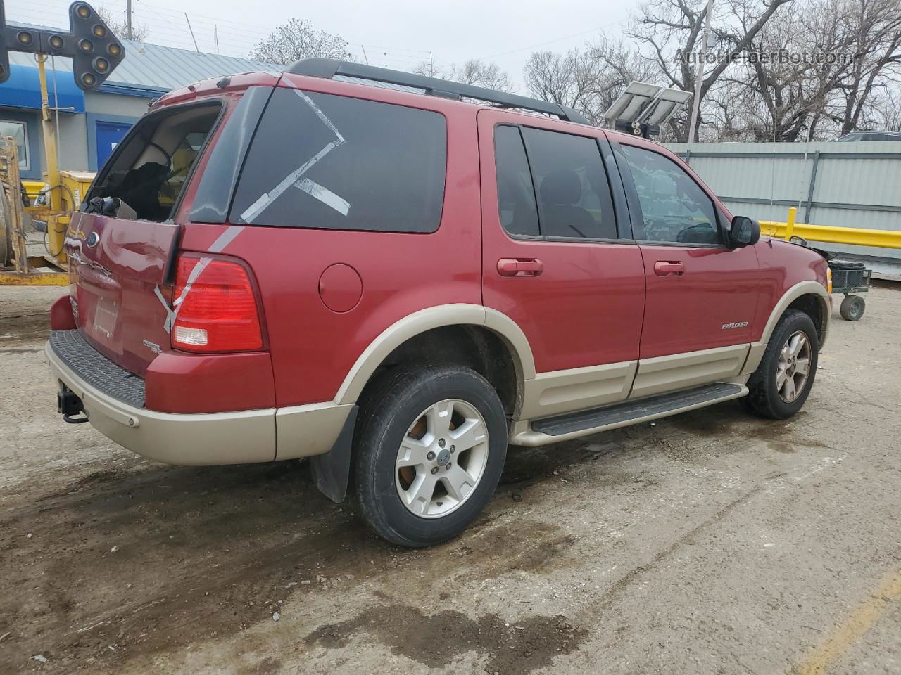 2005 Ford Explorer Eddie Bauer Красный vin: 1FMDU74K55UB88200