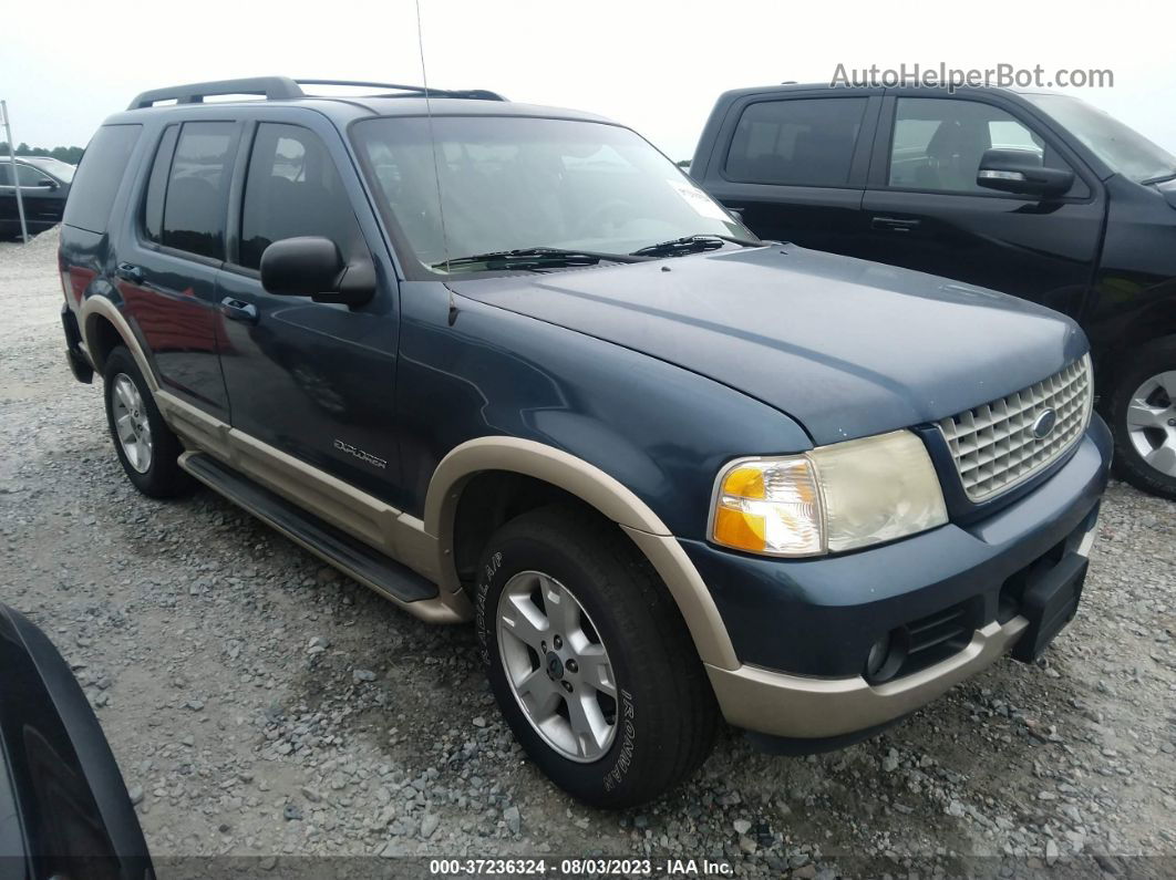 2005 Ford Explorer Eddie Bauer Blue vin: 1FMDU74K95UB79578