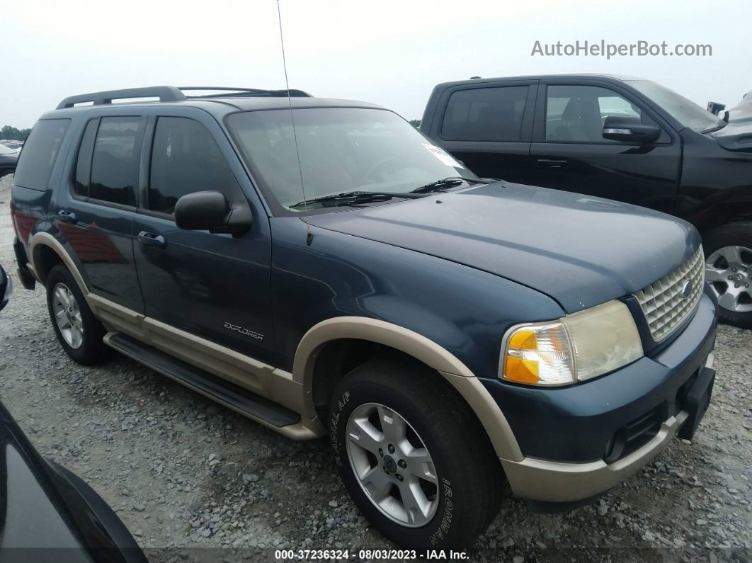 2005 Ford Explorer Eddie Bauer Blue vin: 1FMDU74K95UB79578