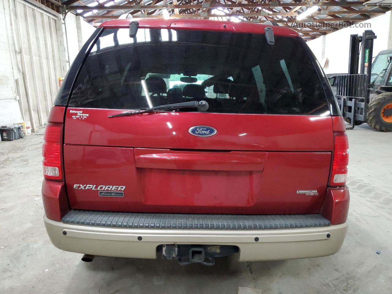 2005 Ford Explorer Eddie Bauer Burgundy vin: 1FMDU74KX5UB21740