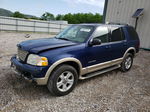 2005 Ford Explorer Eddie Bauer Blue vin: 1FMDU74W05ZA50389