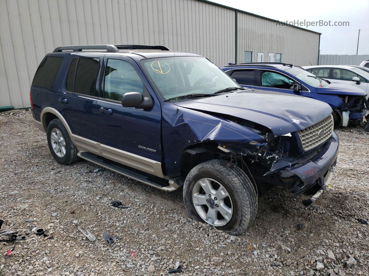 2005 Ford Explorer Eddie Bauer Blue vin: 1FMDU74W05ZA50389