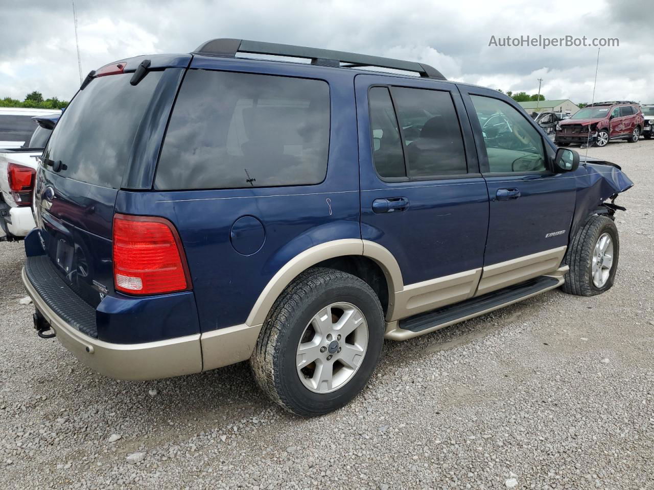 2005 Ford Explorer Eddie Bauer Blue vin: 1FMDU74W05ZA50389