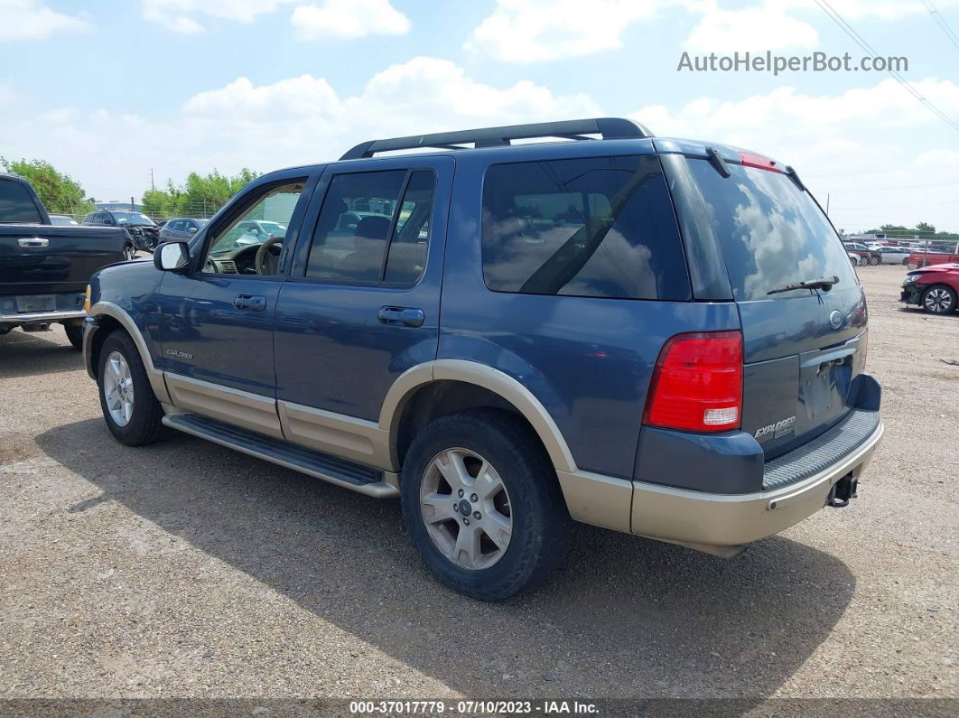 2005 Ford Explorer Eddie Bauer Blue vin: 1FMDU74W15UB22066