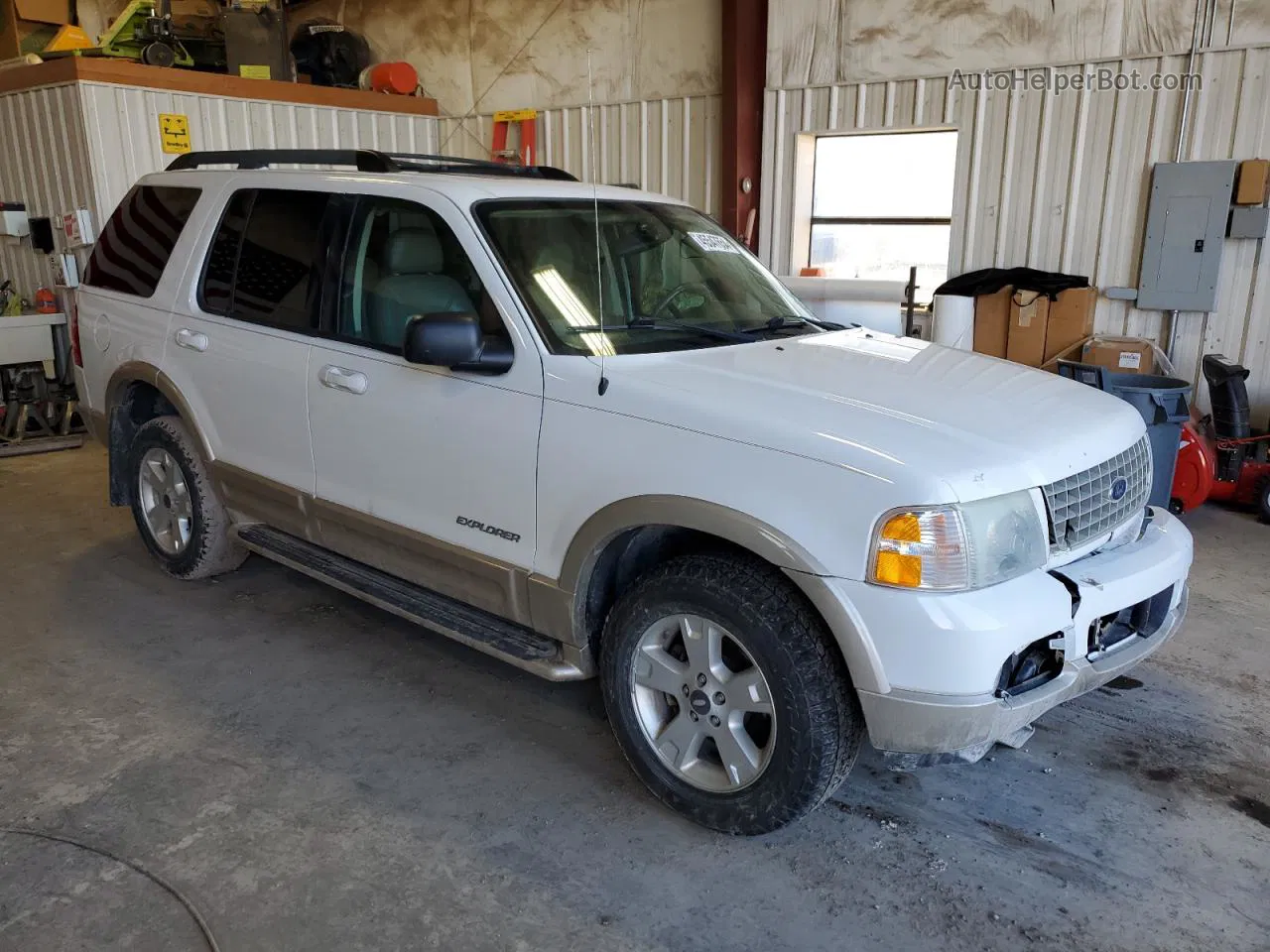 2005 Ford Explorer Eddie Bauer Белый vin: 1FMDU74W25UB61507