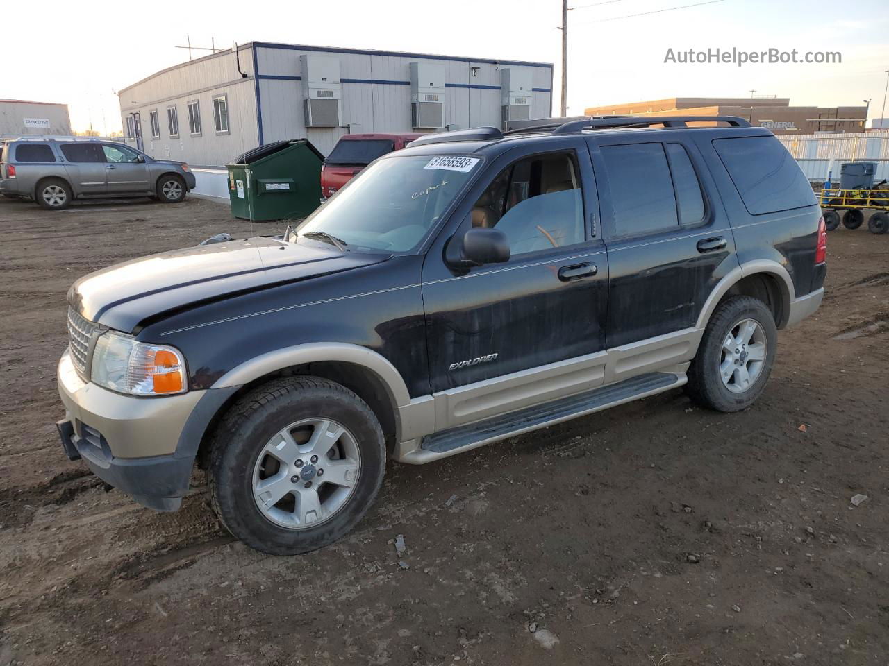 2005 Ford Explorer Eddie Bauer Black vin: 1FMDU74W55UB36956