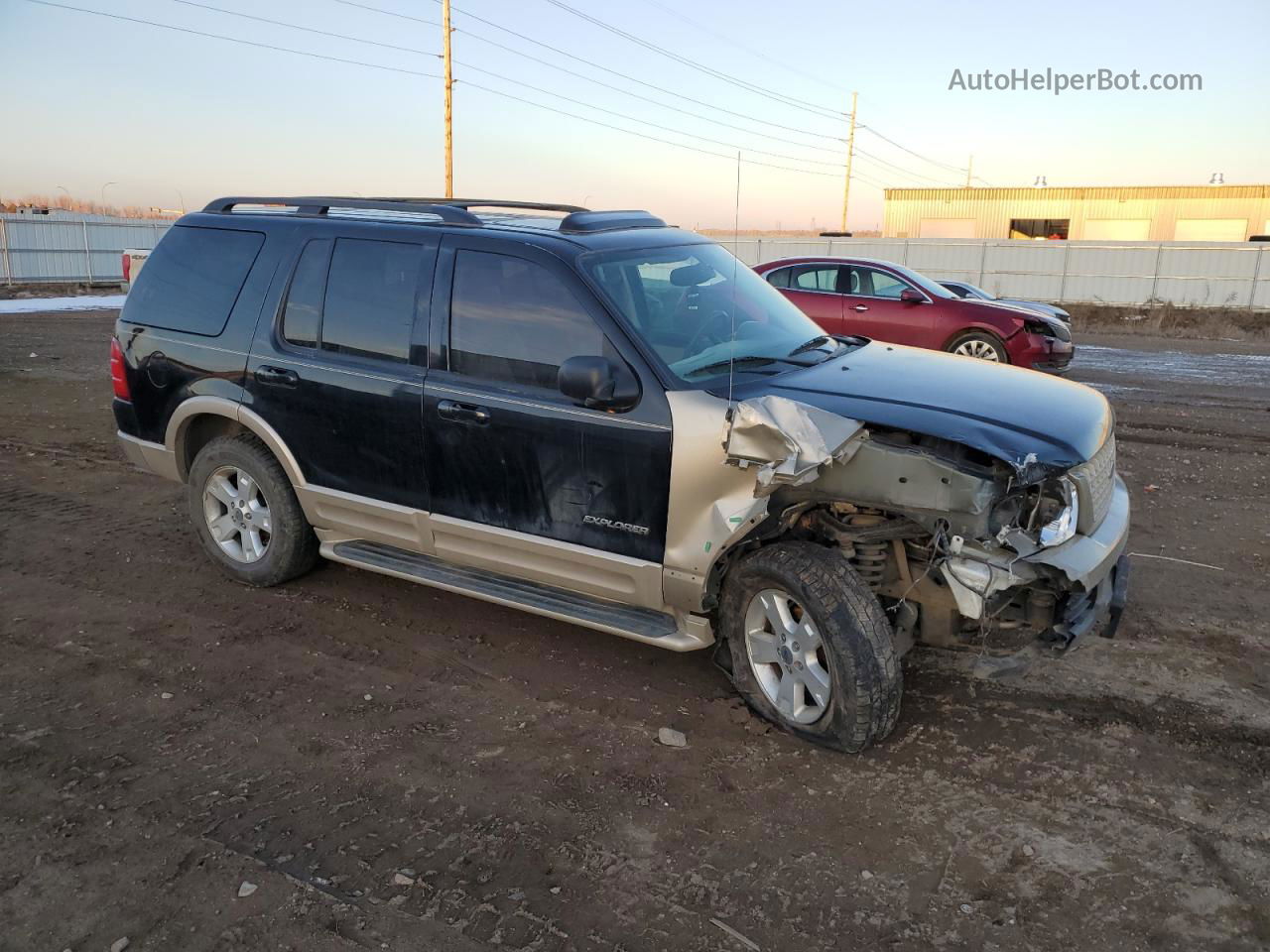 2005 Ford Explorer Eddie Bauer Black vin: 1FMDU74W55UB36956