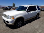 2005 Ford Explorer Eddie Bauer White vin: 1FMDU74W65UA33836