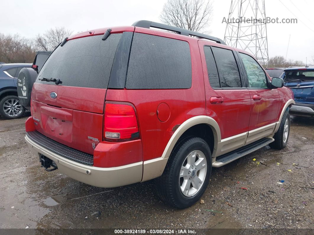 2005 Ford Explorer Eddie Bauer Red vin: 1FMDU74W95ZA56854