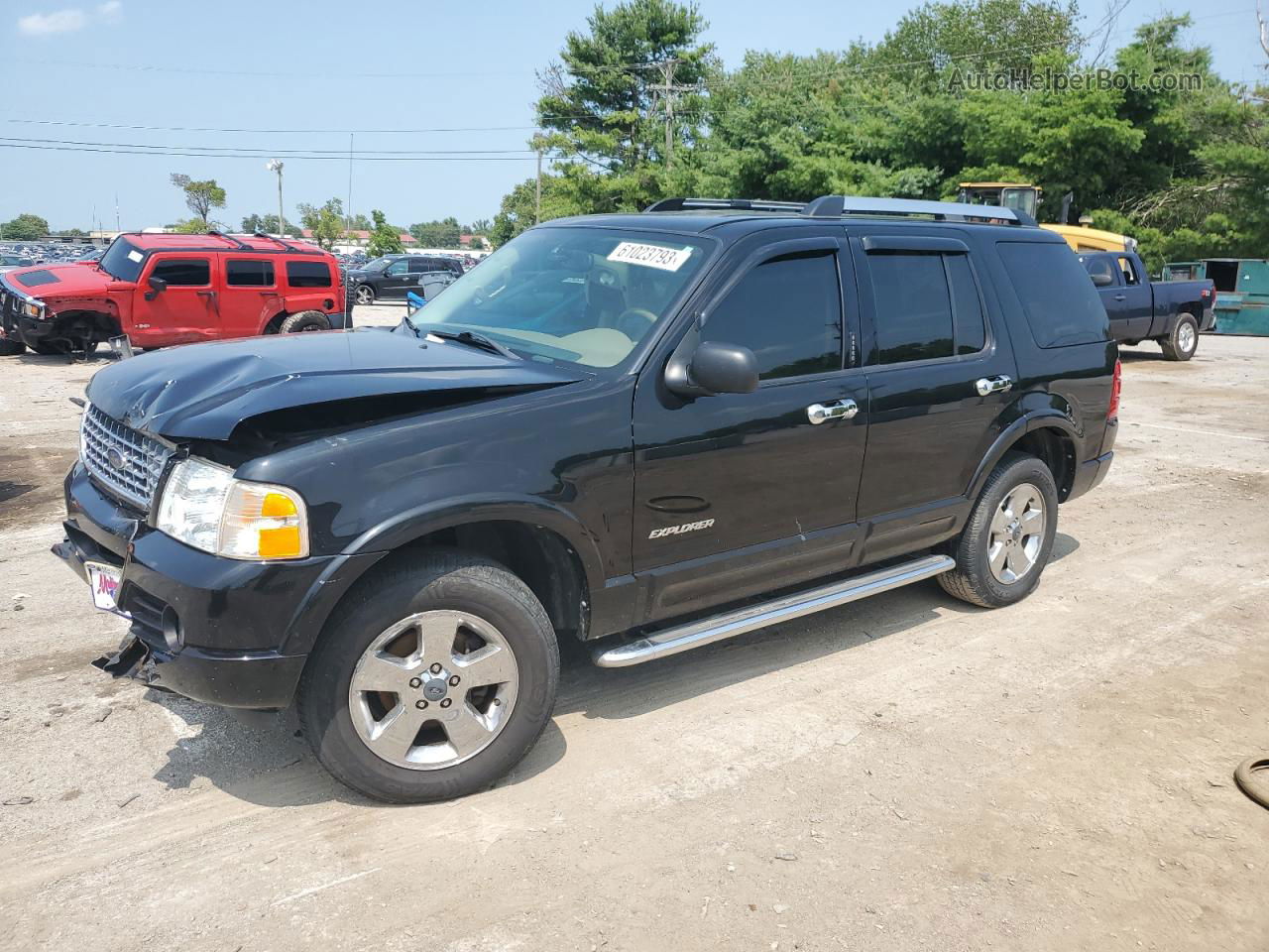 2005 Ford Explorer Limited Black vin: 1FMDU75W05UA24323