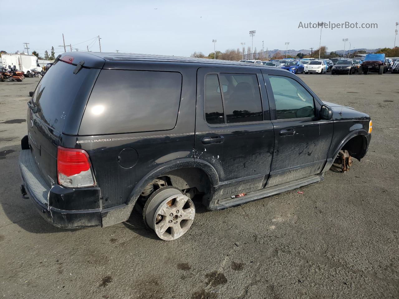 2005 Ford Explorer Limited Black vin: 1FMDU75W35ZA30829