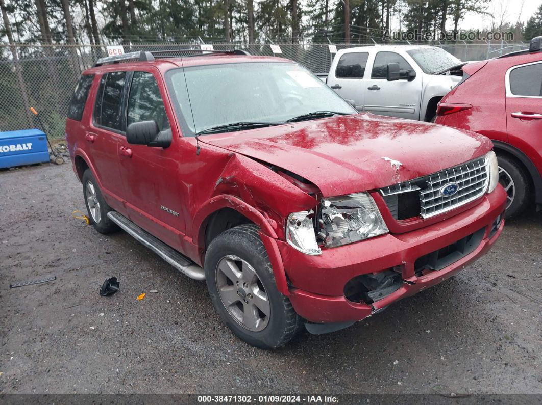 2005 Ford Explorer Limited Red vin: 1FMDU75W95UA13840