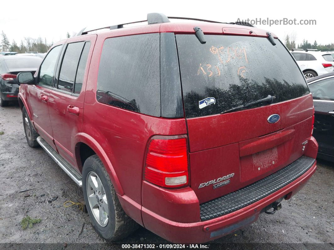 2005 Ford Explorer Limited Red vin: 1FMDU75W95UA13840