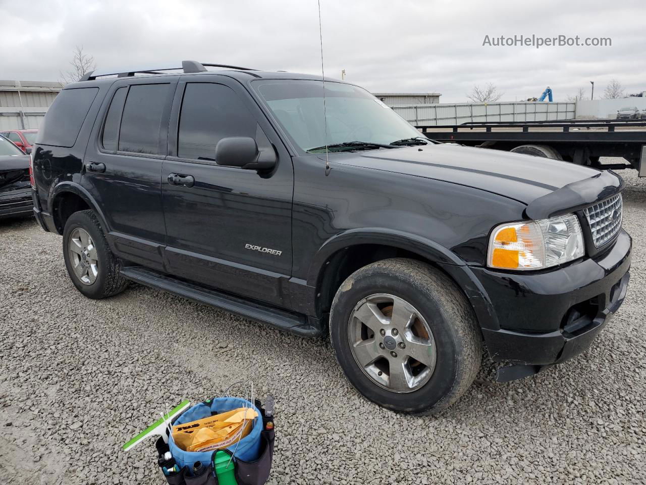 2005 Ford Explorer Limited Black vin: 1FMDU75W95UB37381