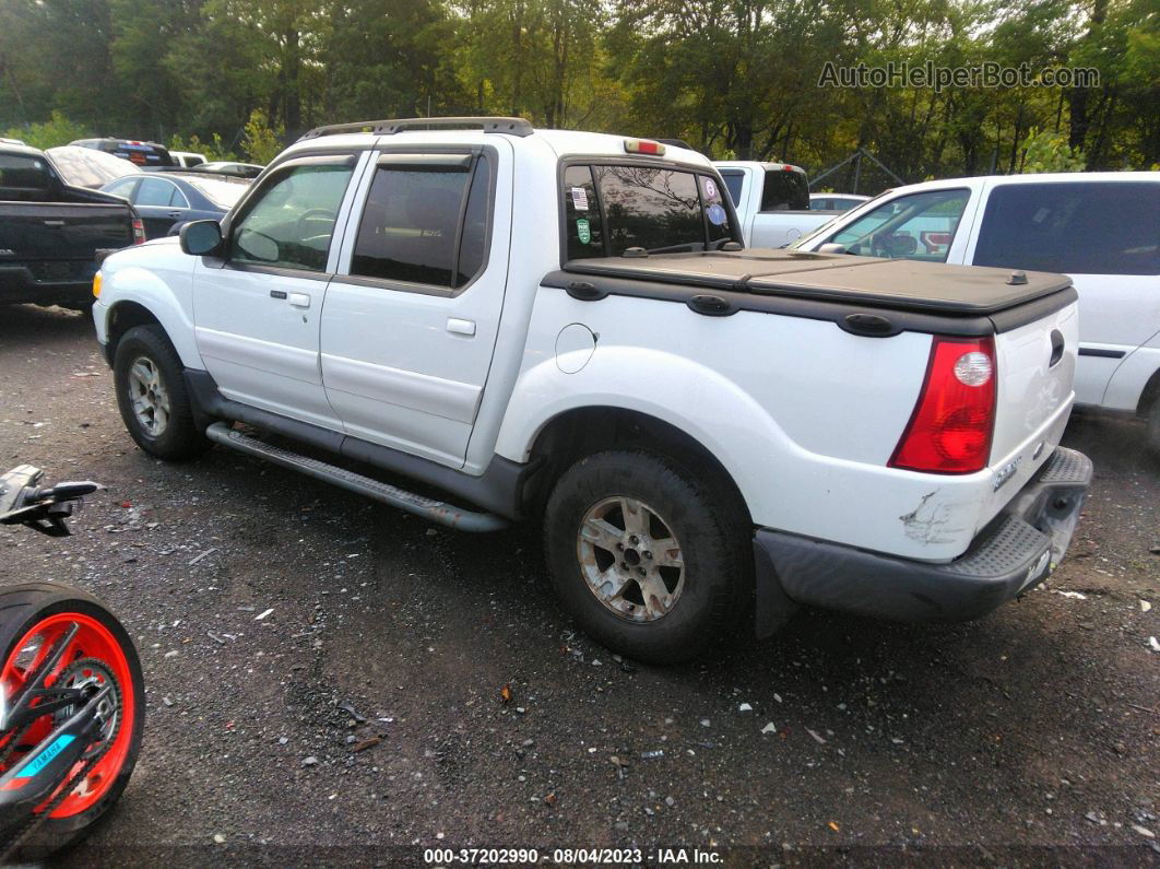 2005 Ford Explorer Sport Trac Xlt White vin: 1FMDU77K05UB68707