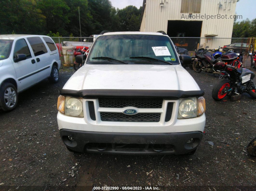 2005 Ford Explorer Sport Trac Xlt White vin: 1FMDU77K05UB68707