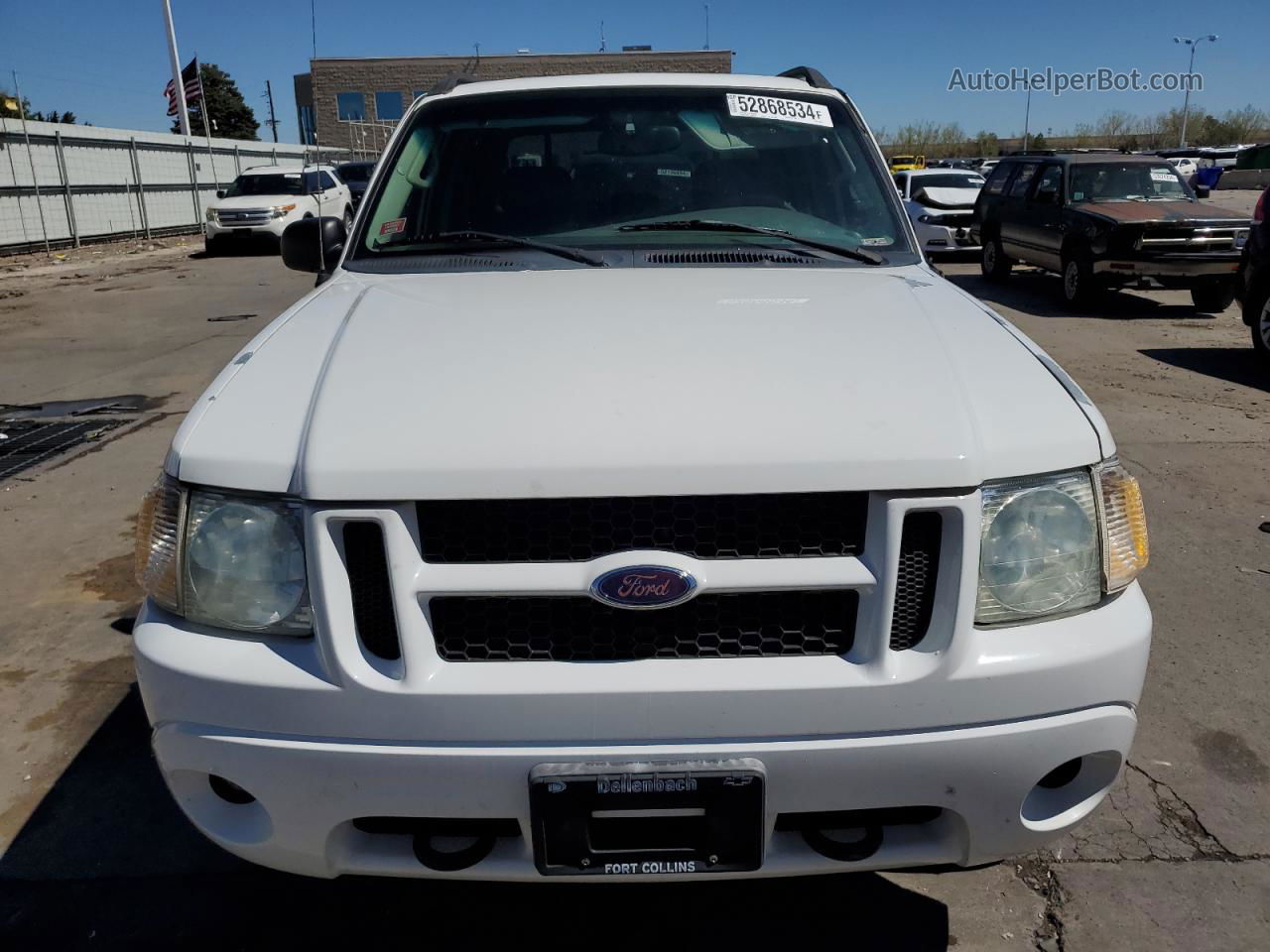 2005 Ford Explorer Sport Trac  White vin: 1FMDU77K15UB60292