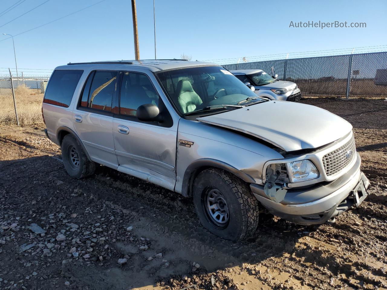 2000 Ford Expedition Xlt Silver vin: 1FMEU1664YLC38788