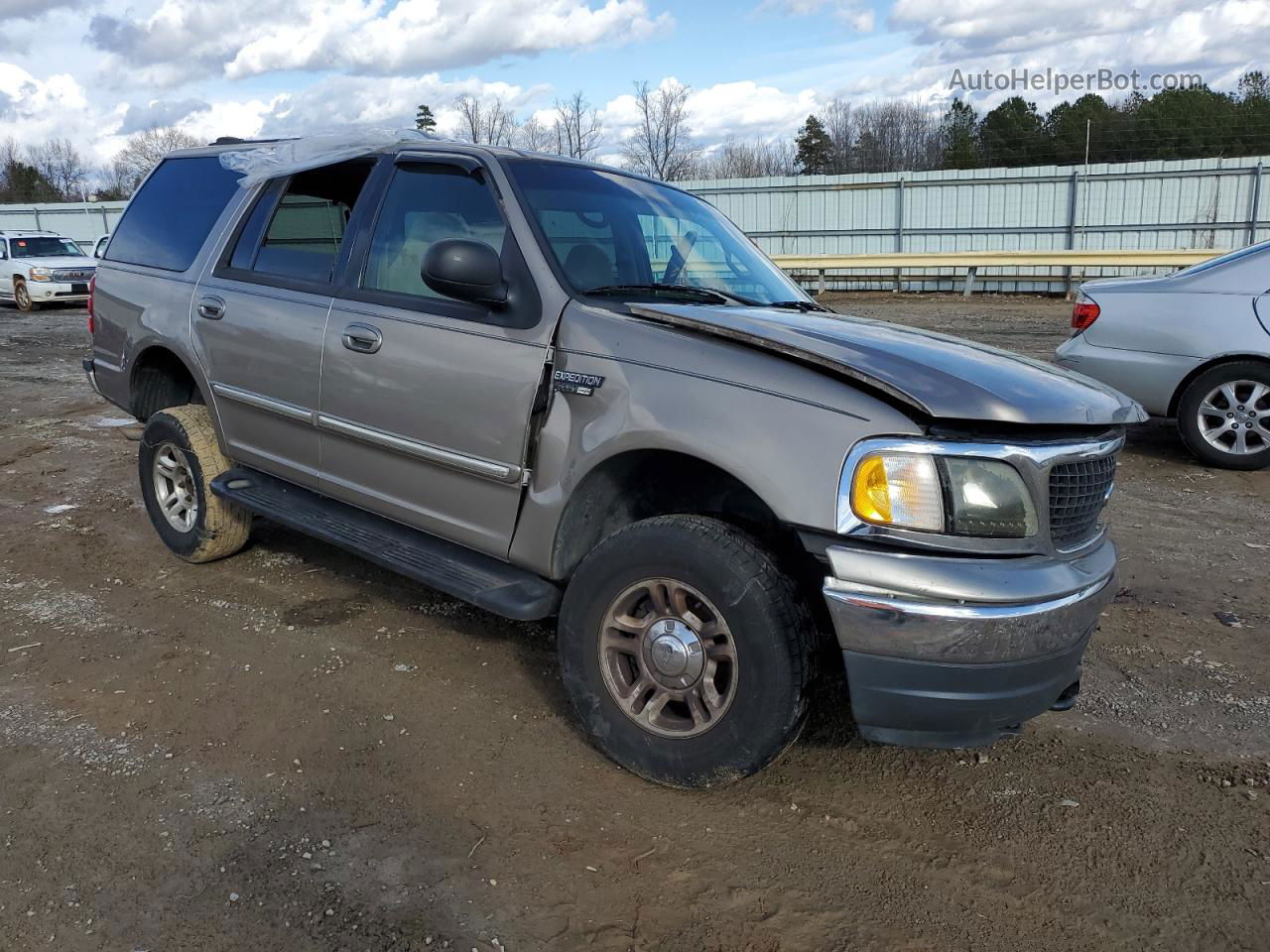 2001 Ford Expedition Xlt Золотой vin: 1FMEU16W41LA40637