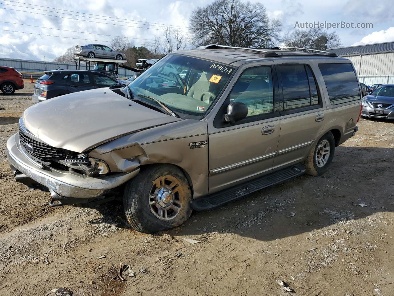 2001 Ford Expedition Xlt Золотой vin: 1FMEU16W41LA40637