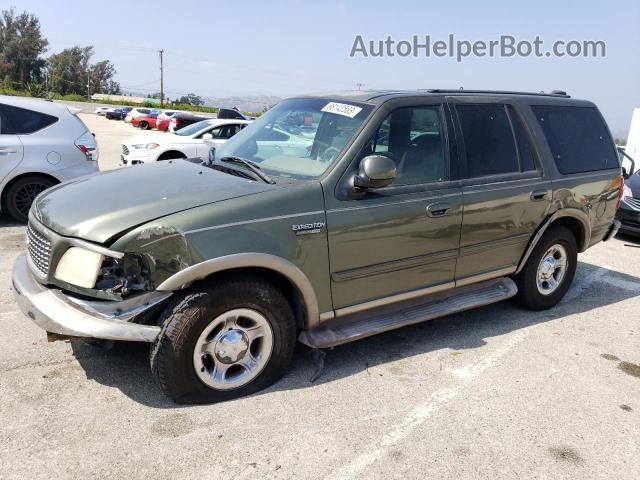 2000 Ford Expedition Eddie Bauer Green vin: 1FMEU17L0YLB58327