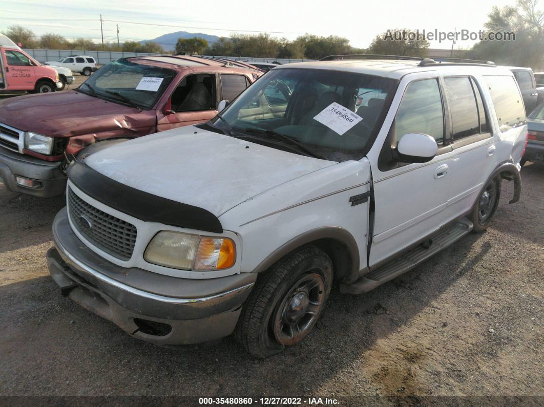 2000 Ford Expedition Eddie Bauer White vin: 1FMEU17L1YLB89747