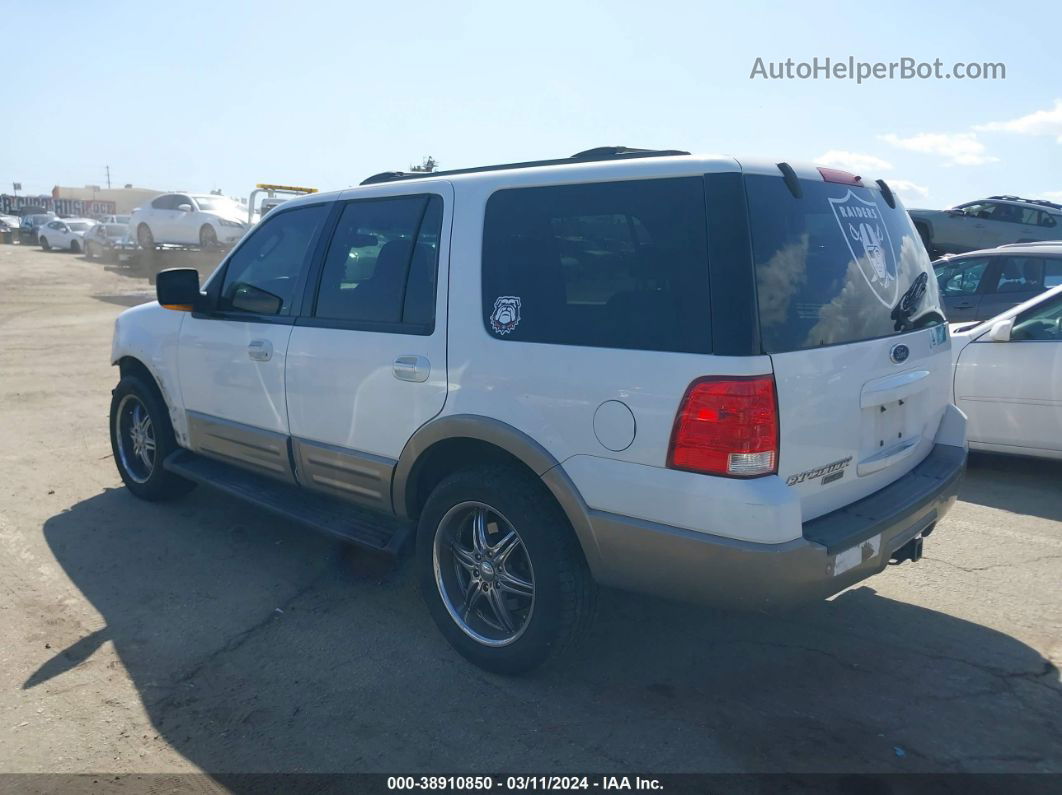 2003 Ford Expedition Eddie Bauer Белый vin: 1FMEU17L23LA06025