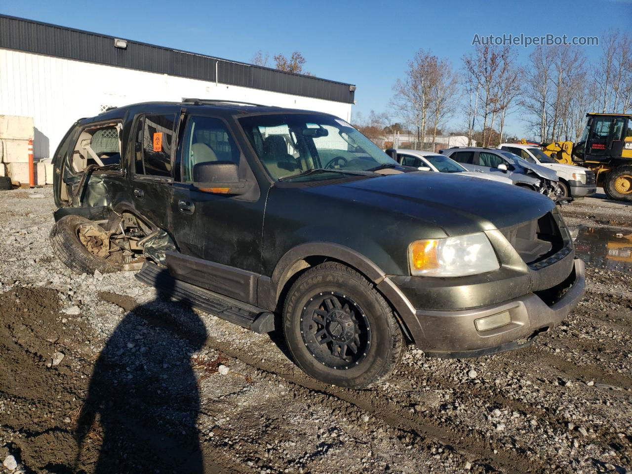 2003 Ford Expedition Eddie Bauer Зеленый vin: 1FMEU17L33LA49062