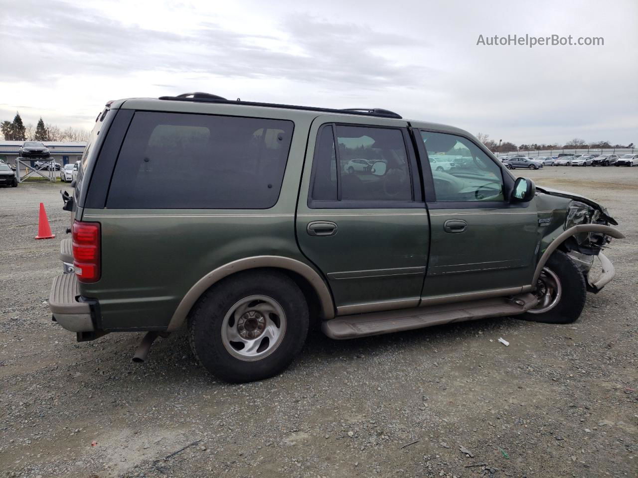 2001 Ford Expedition Eddie Bauer Green vin: 1FMEU17L61LB81617