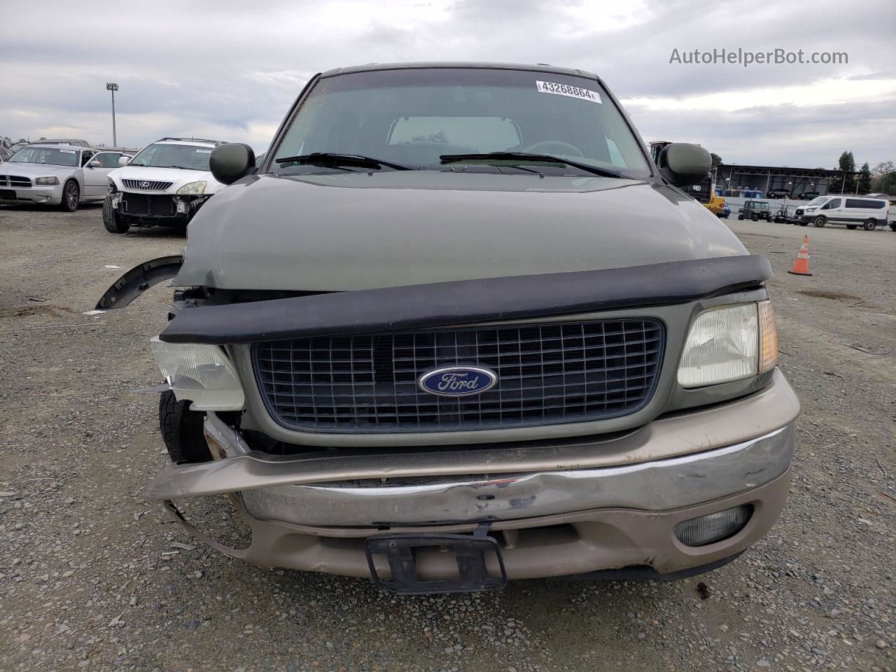 2001 Ford Expedition Eddie Bauer Green vin: 1FMEU17L61LB81617