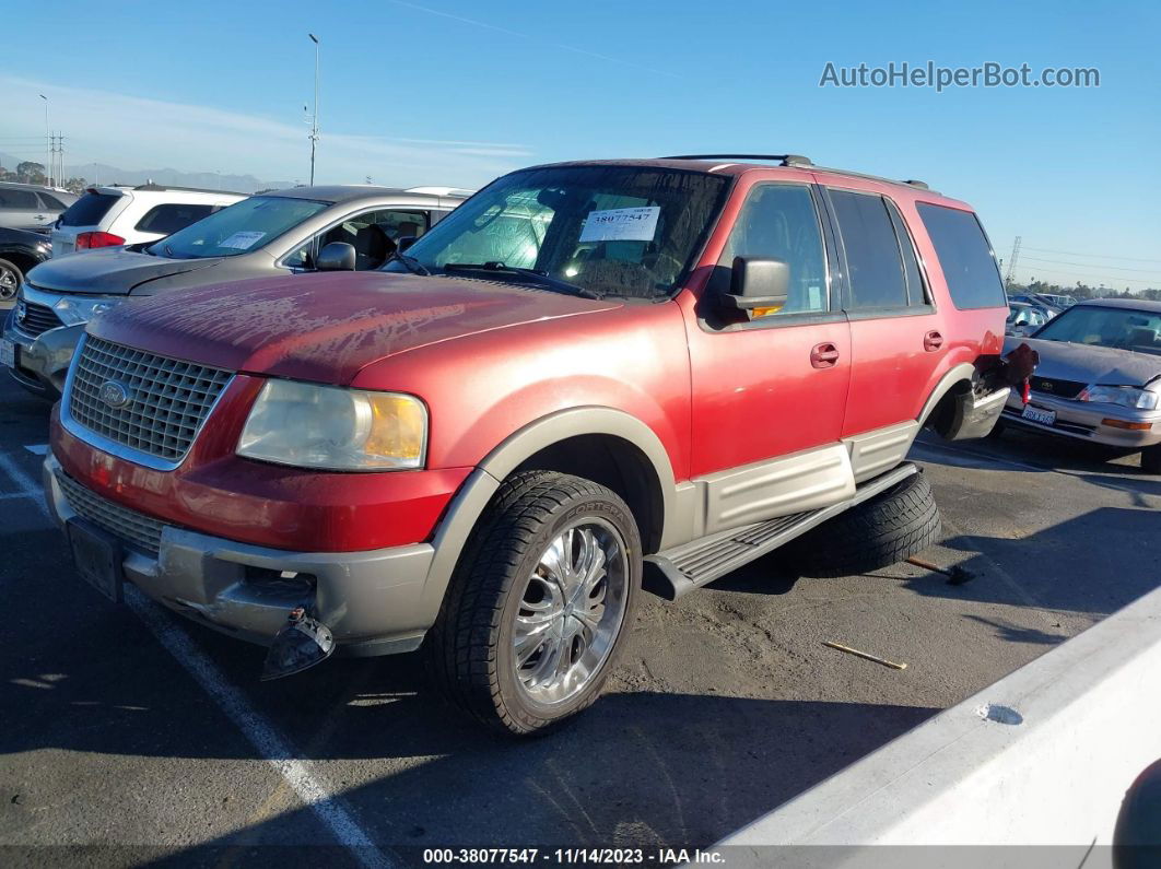 2003 Ford Expedition Eddie Bauer Red vin: 1FMEU17L73LA43989