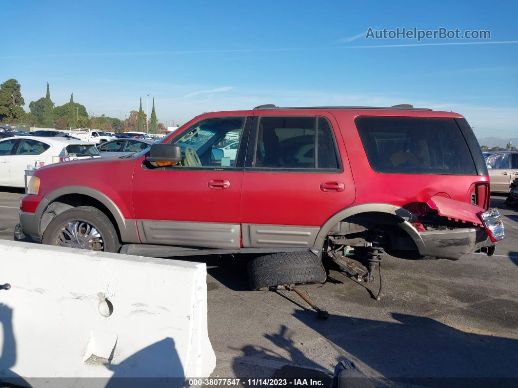 2003 Ford Expedition Eddie Bauer Red vin: 1FMEU17L73LA43989