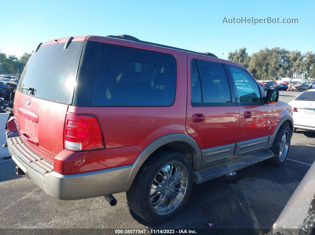 2003 Ford Expedition Eddie Bauer Red vin: 1FMEU17L73LA43989