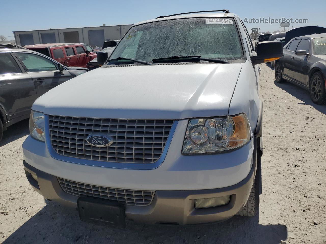 2003 Ford Expedition Eddie Bauer White vin: 1FMEU17L93LA25154