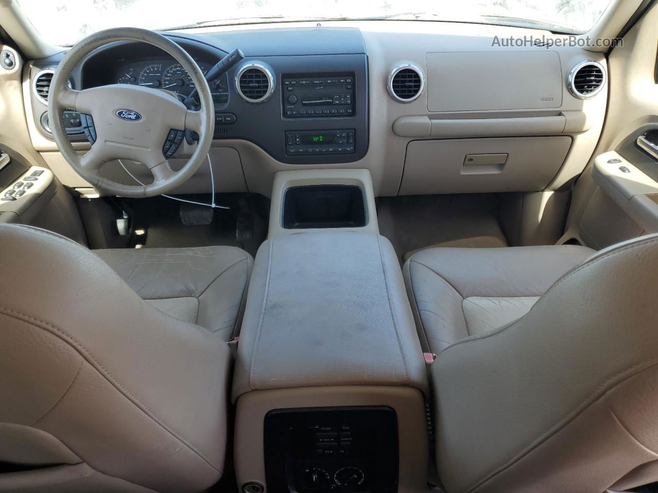 2003 Ford Expedition Eddie Bauer White vin: 1FMEU17L93LA25154