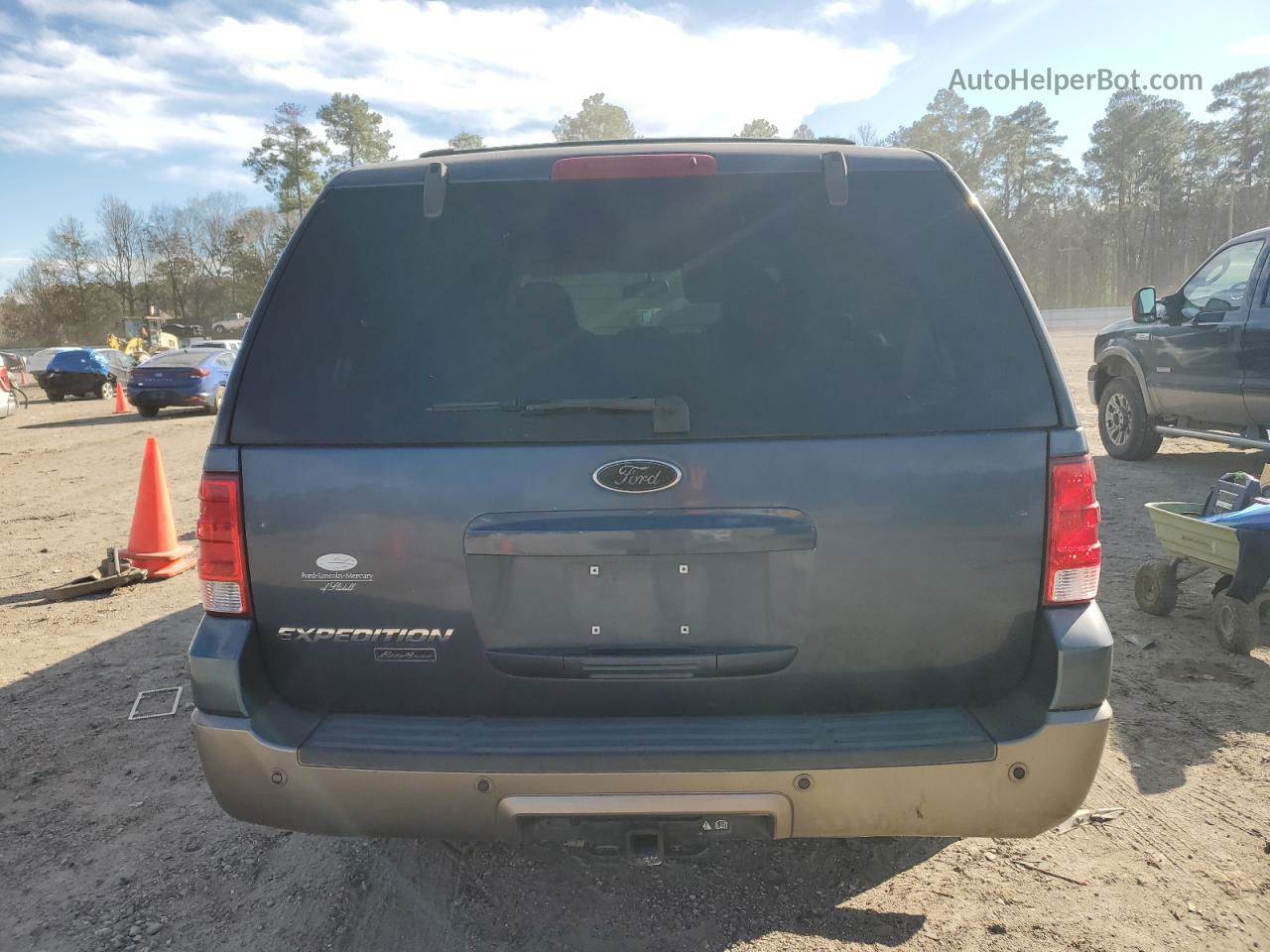 2003 Ford Expedition Eddie Bauer Blue vin: 1FMEU17W13LC16559