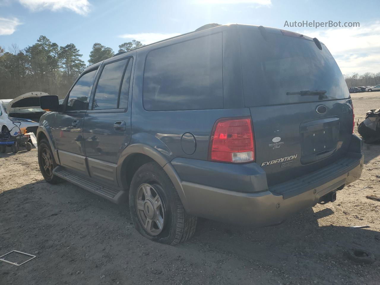 2003 Ford Expedition Eddie Bauer Синий vin: 1FMEU17W13LC16559