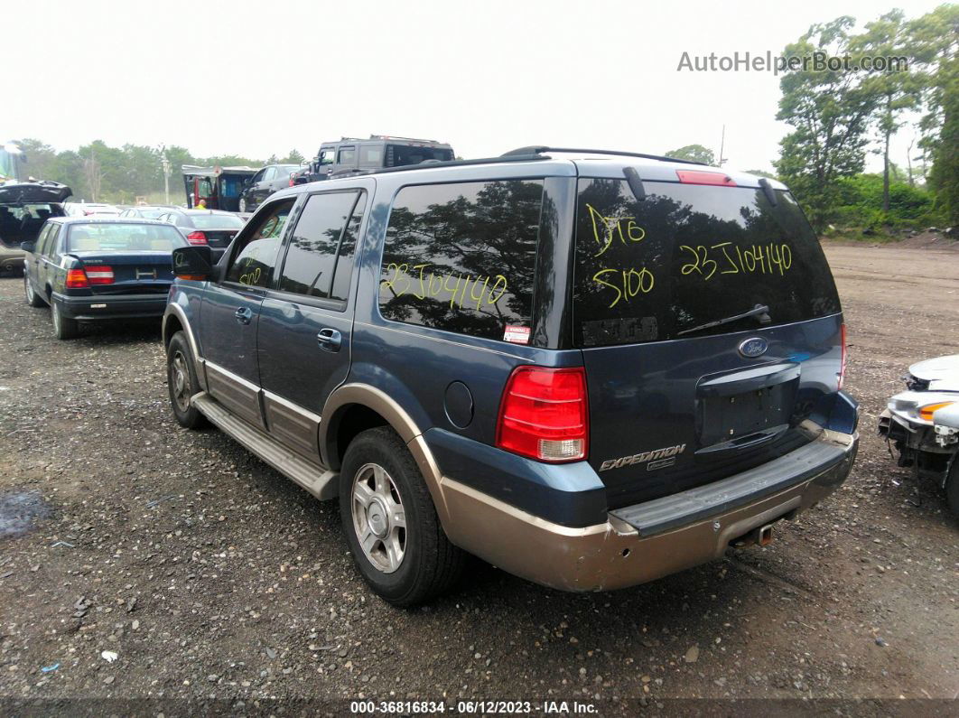 2003 Ford Expedition Eddie Bauer Синий vin: 1FMEU17W23LC59744