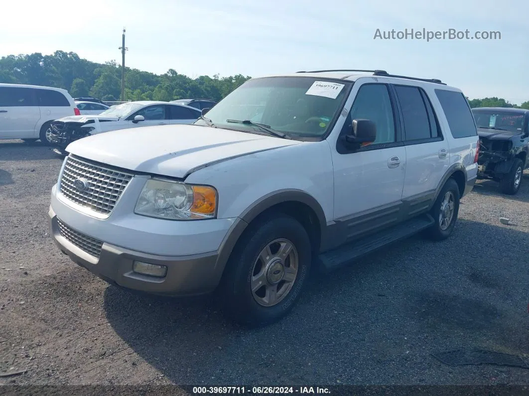 2003 Ford Expedition Eddie Bauer White vin: 1FMEU17WX3LB29999