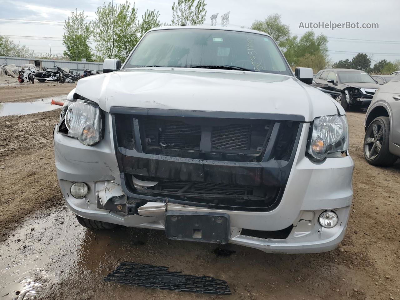 2010 Ford Explorer Sport Trac Limited Silver vin: 1FMEU2DE6AUA26605