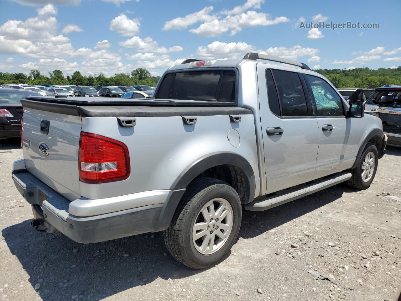 2010 Ford Explorer Sport Trac Xlt Silver vin: 1FMEU3BE5AUF00648